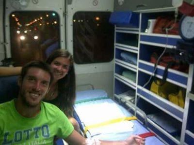 Con suero y en la ambulancia: as� termin� Leo Mayer despu�s del tit�nico partido