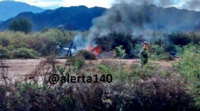 Tragedia a�rea en La Rioja: 10 muertos por el choque de dos helic�pteros