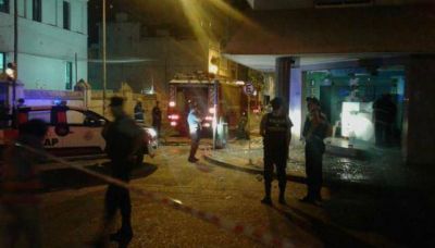 Da�os en un negocio por una explosi�n