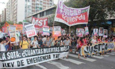 Marcharon contra los femicidios y por una emergencia en violencia de g�nero