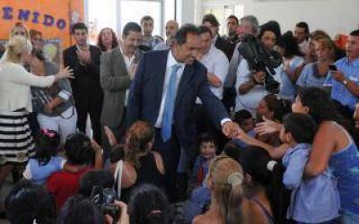 Scioli inaugur� Jard�n de Infantes en Merlo