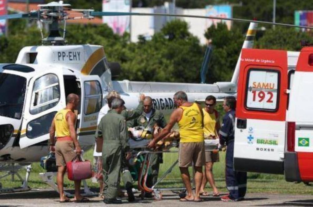 El nio posadeo accidentado en Brasil est lucido, camina y habla