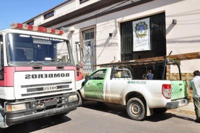 Principio de incendio en una escuela capitalina