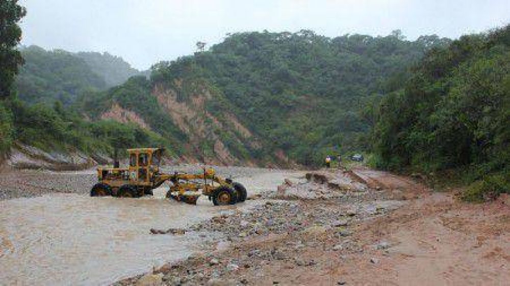 Consecuencias de las intensas lluvias: 6 rutas de Jujuy contin�an intransitables