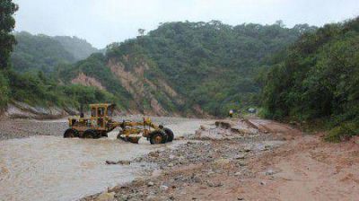 Consecuencias de las intensas lluvias: 6 rutas de Jujuy contin�an intransitables