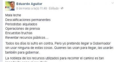 Se recalienta la interna peronista con cruces entre Mart�nez y Aguilar