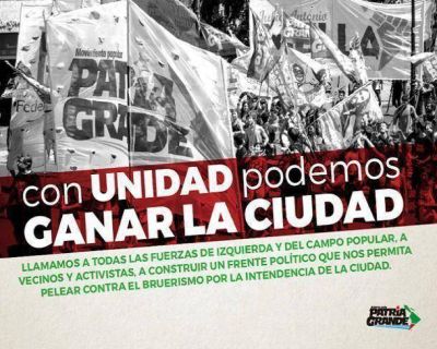 Amoretti llam� a crear un Frente de Izquierda