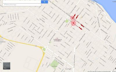 Colisi�n en zona c�ntrica provoc� caos vehicular