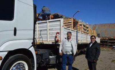 SPSE envi� materiales a Caleta Olivia
