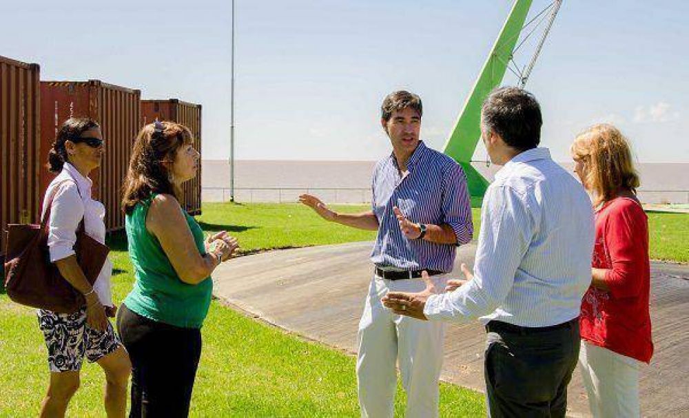 Adri�n P�rez critic� el estado de la costa p�blica de Vicente L�pez