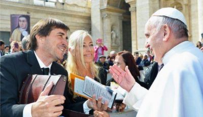 Javier Faroni tuvo un encuentro con el Papa Francisco en el Vaticano