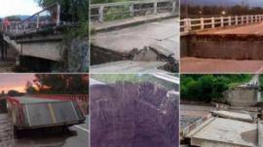 Estos son los nueve puentes que han colapsado en Tucumn