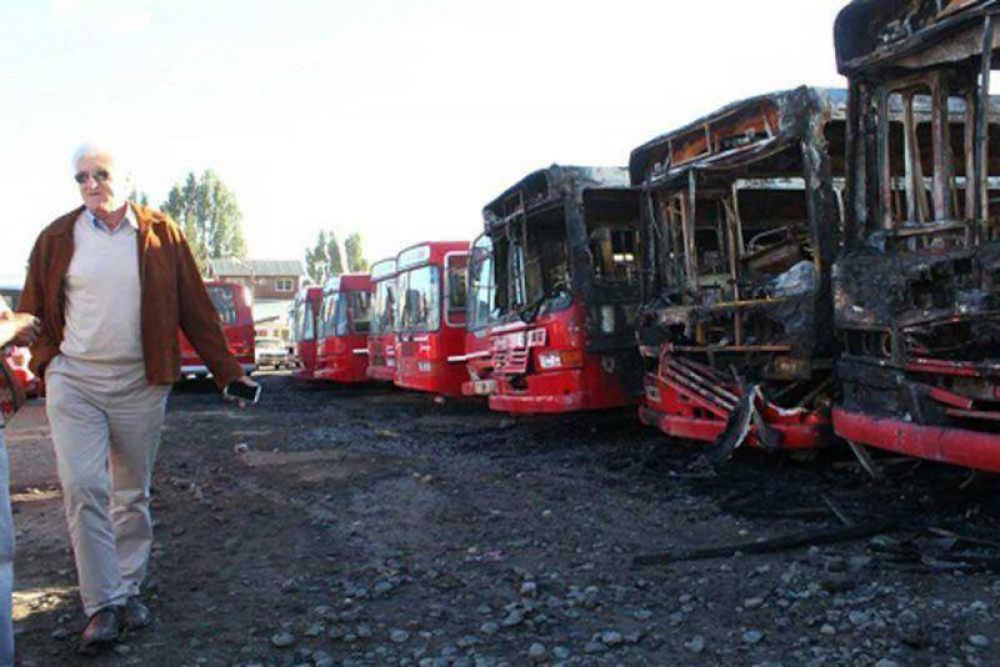 Micros afectados por el incendio estaban abandonados y en desuso