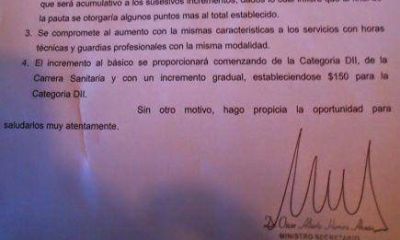 Trabajadores de Salud recibieron propuesta salarial y convocan a asamblea