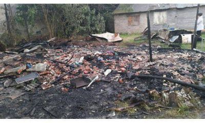 Un incendio destruy� su casa y piden ayuda