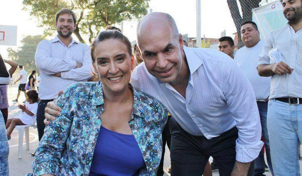 Michetti y Larreta inauguran obra en Villa 1-11-14