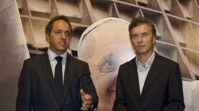 Daniel Scioli insisti� en calificar a Mauricio Macri como su 