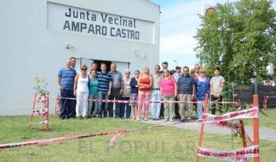 Mejoras en la Junta Vecinal del barrio Amparo Castro