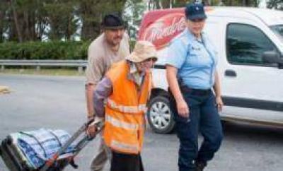 La mujer de 91 a�os que peregrina de Tucum�n a Luj�n, cerca de llegar