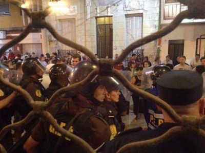 Incidentes en la Convenci�n radical al conocerse la victoria de Ernesto Sanz