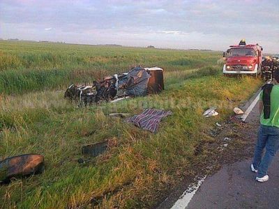 Choque fatal en General Villegas: hay dos muertos