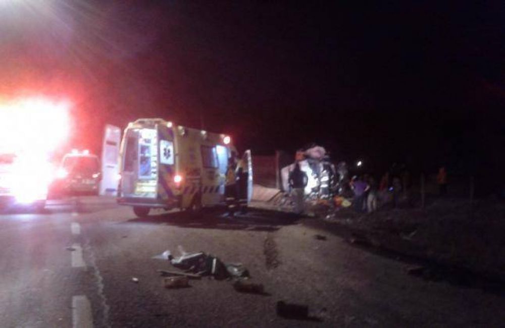 Violento vuelco en Pic�n Leuf�
