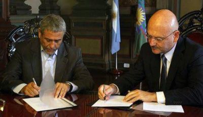 Avellaneda: Ferraresi firm� un convenio con la Suprema Corte Bonaerense