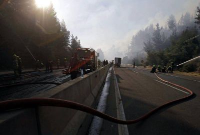 El gobierno denuncia a los responsables del incendio en Valpara�so