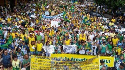 Un mill�n y medio de personas marcharon contra Dilma Rousseff en todo Brasil