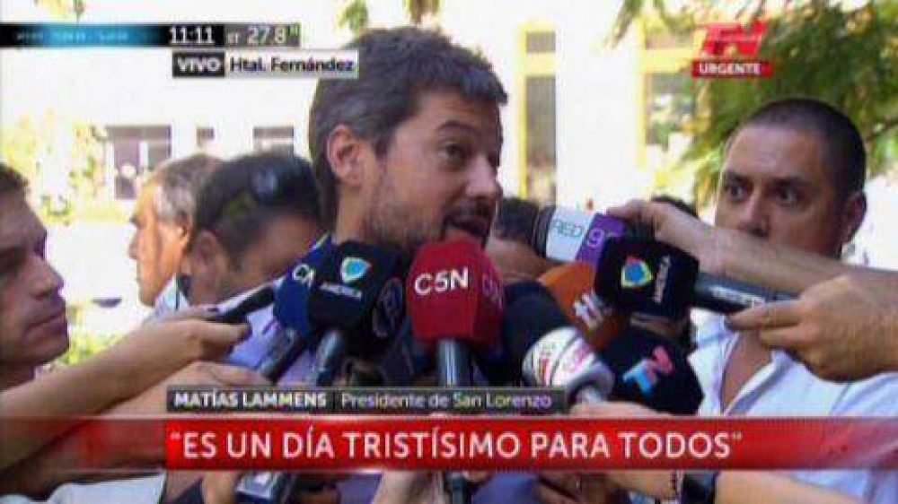 En San Lorenzo creen que el hincha que cay� al vac�o se quiso suicidar