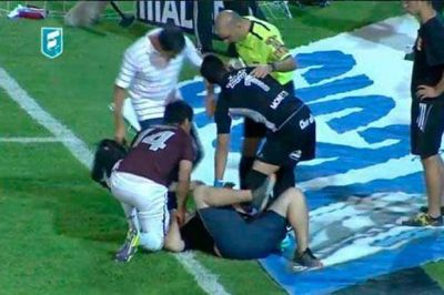 Tras la agresi�n en Mendoza, el masajista de Lan�s sufri� un desprendimiento de c�rnea y tuvo que ser operado