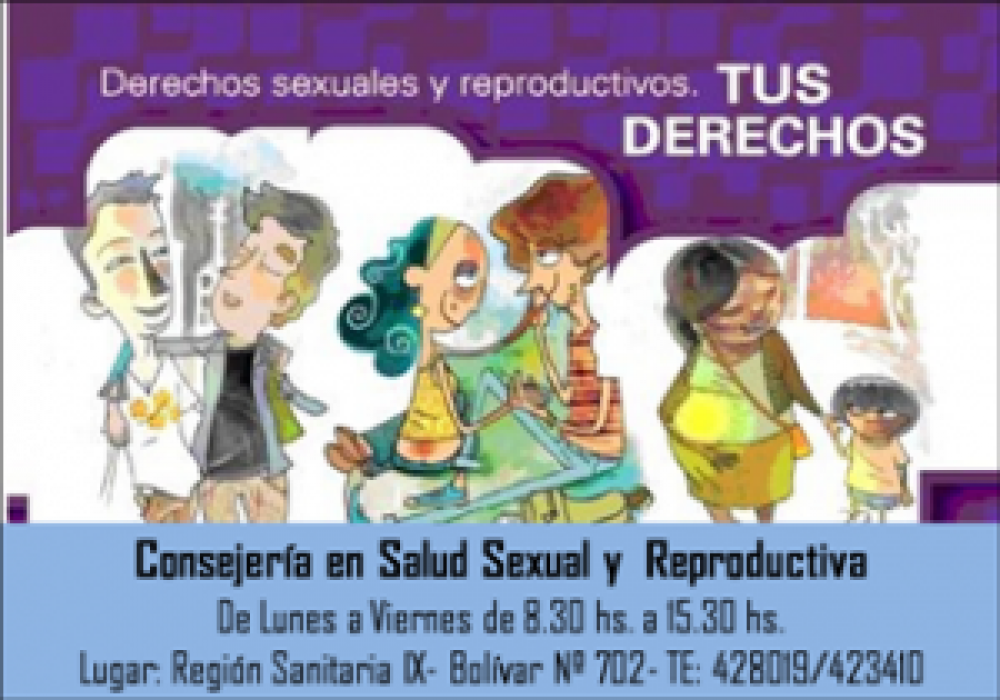 Espacio de consejer�a en salud sexual y derechos sexuales en la Regi�n Sanitaria IX