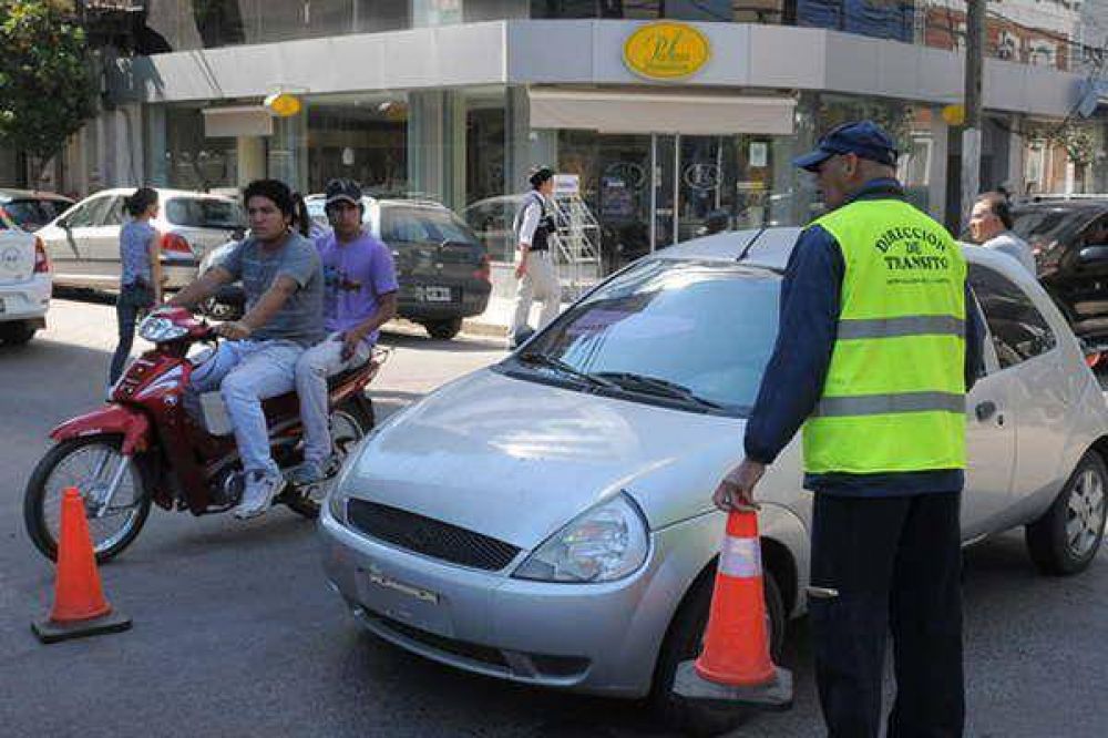Tr�nsito municipal efectu� diversos cortes y reordenamientos