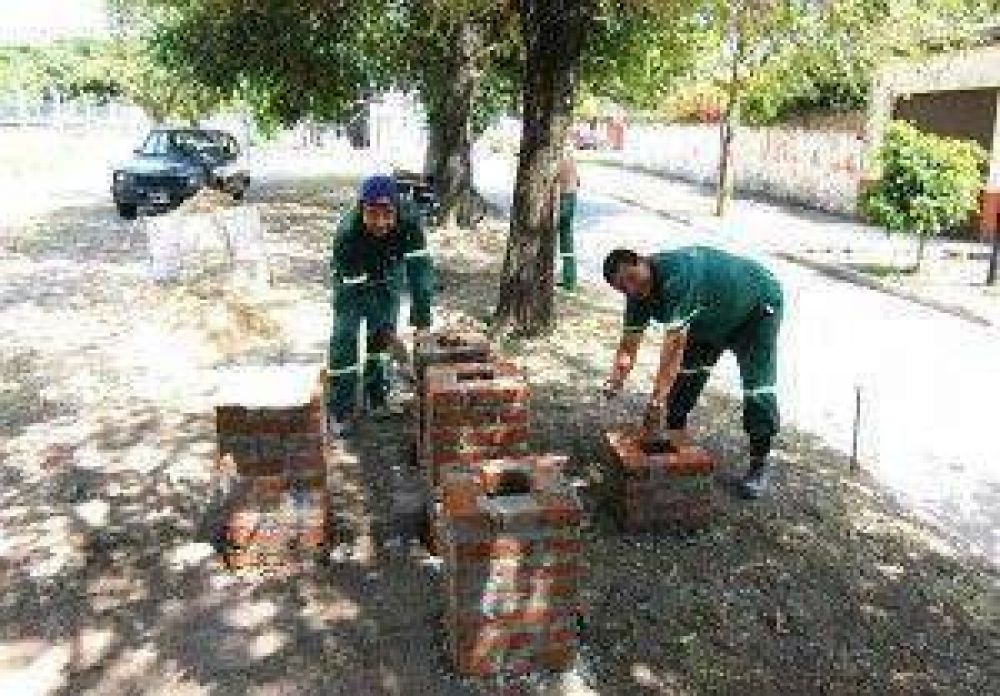 SAN MARTIN: CULMINARON LOS TRABAJOS EN LA "PLAZA DE LOS RECUERDOS", EN EL BARRIO DE VILLA AYACUCHO