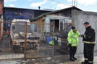 Incendio provoc� p�rdidas totales sobre una vivienda