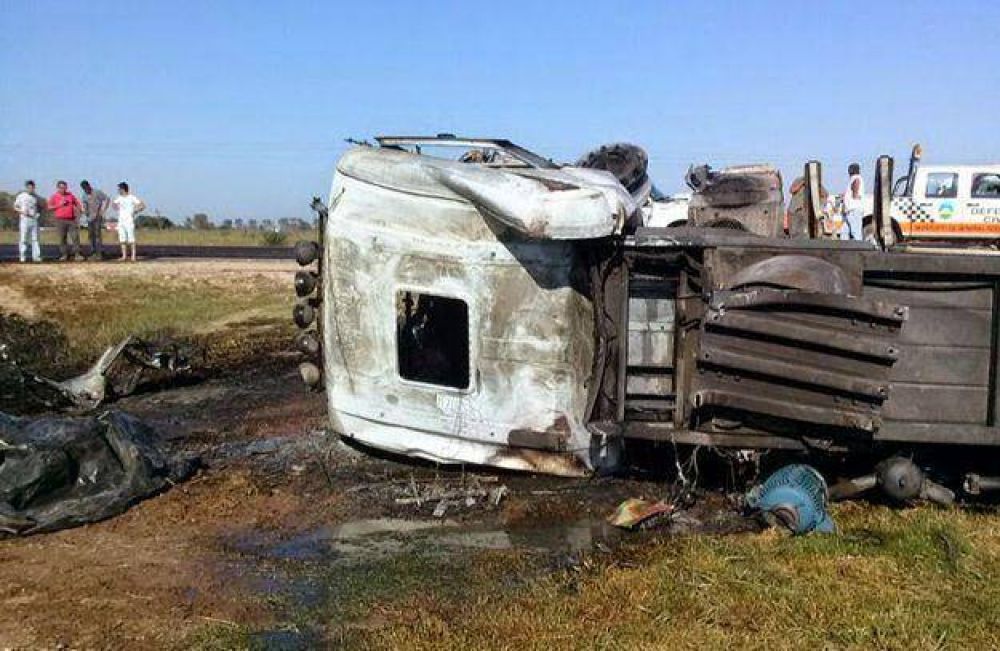 Falleci� un chofer olavarriense en un choque en la Ruta 6