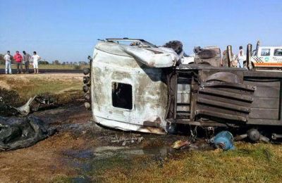 Falleci� un chofer olavarriense en un choque en la Ruta 6