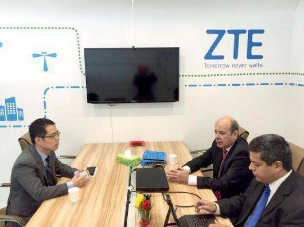 Hannover: Canteros analiz� desarrollos digitales para Corrientes con la compa��a l�der ZTE