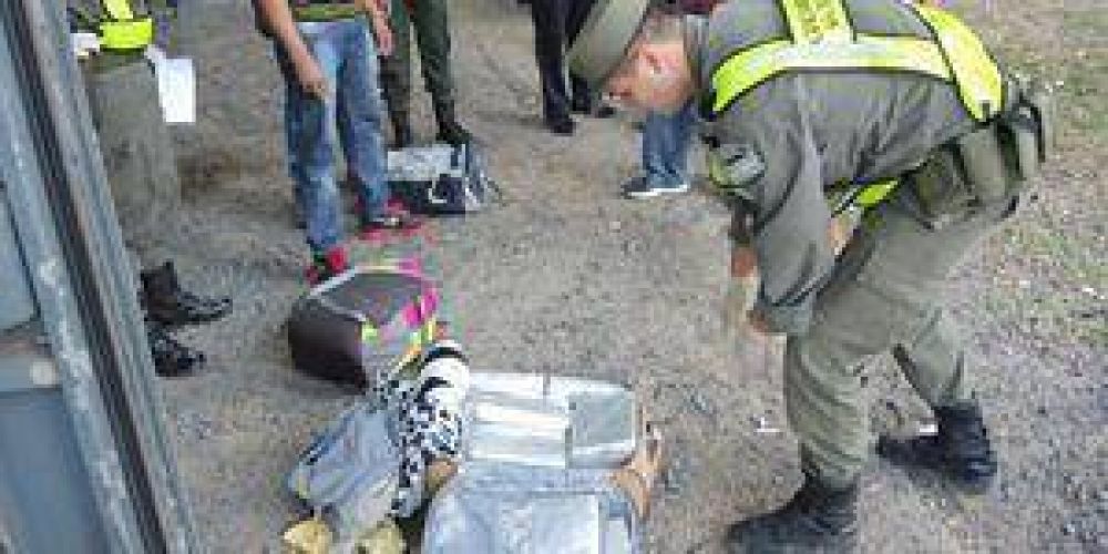 Incautaron 30 kilos de marihuana