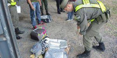 Incautaron 30 kilos de marihuana