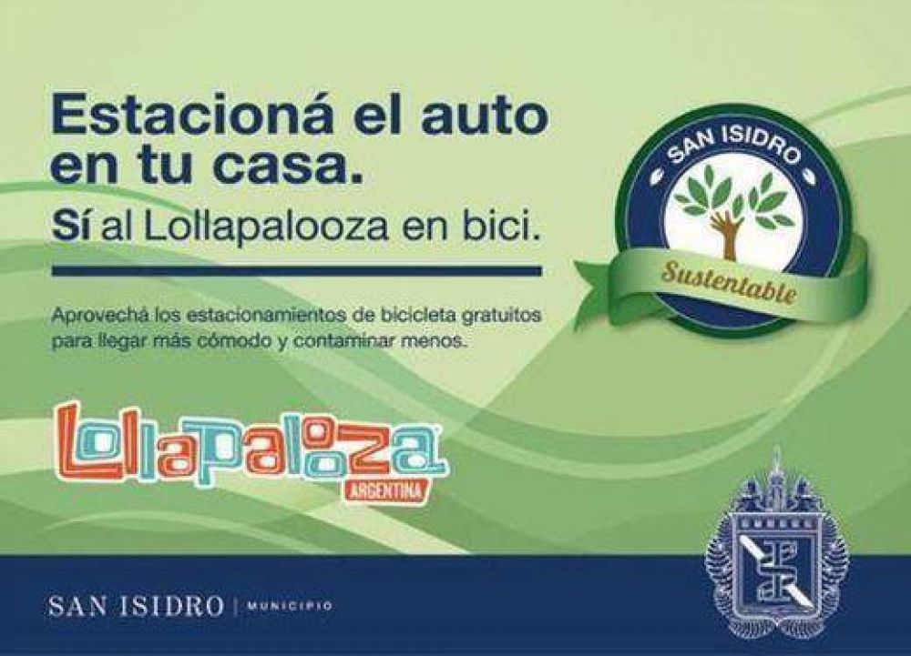Con un mensaje sustentable, San Isidro recibe al Lollapalooza