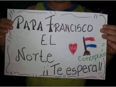 El papa Francisco quiere visitar el norte durante su estad�a en Paraguay