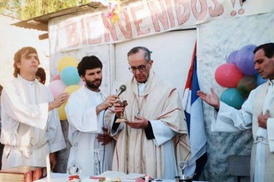 El Papa Francisco enva un mensaje a nueva parroquia villera