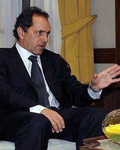 Scioli ir� a la Rural y la pr�xima semana se re�ne con la oposici�n