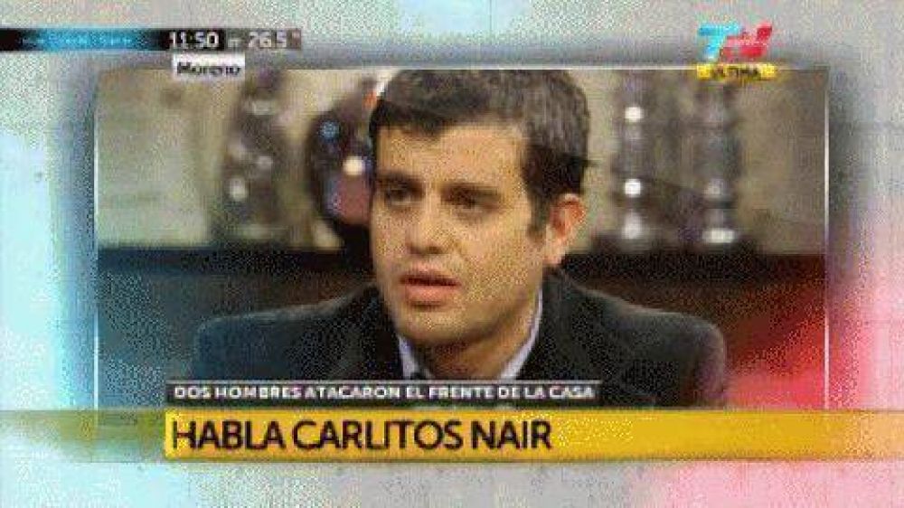 Otro confuso episodio involucra a Carlitos Nair: balearon su casa de Moreno