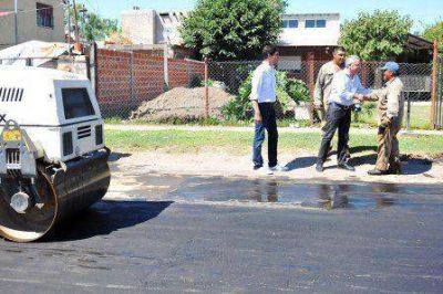 Julio Zamora supervis� las obras realizadas en Troncos del Talar 