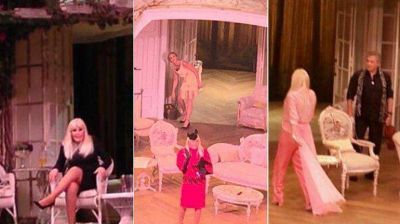 Susana Gim�nez estren� Piel de judas, con Mirtha Legrand como espectadora