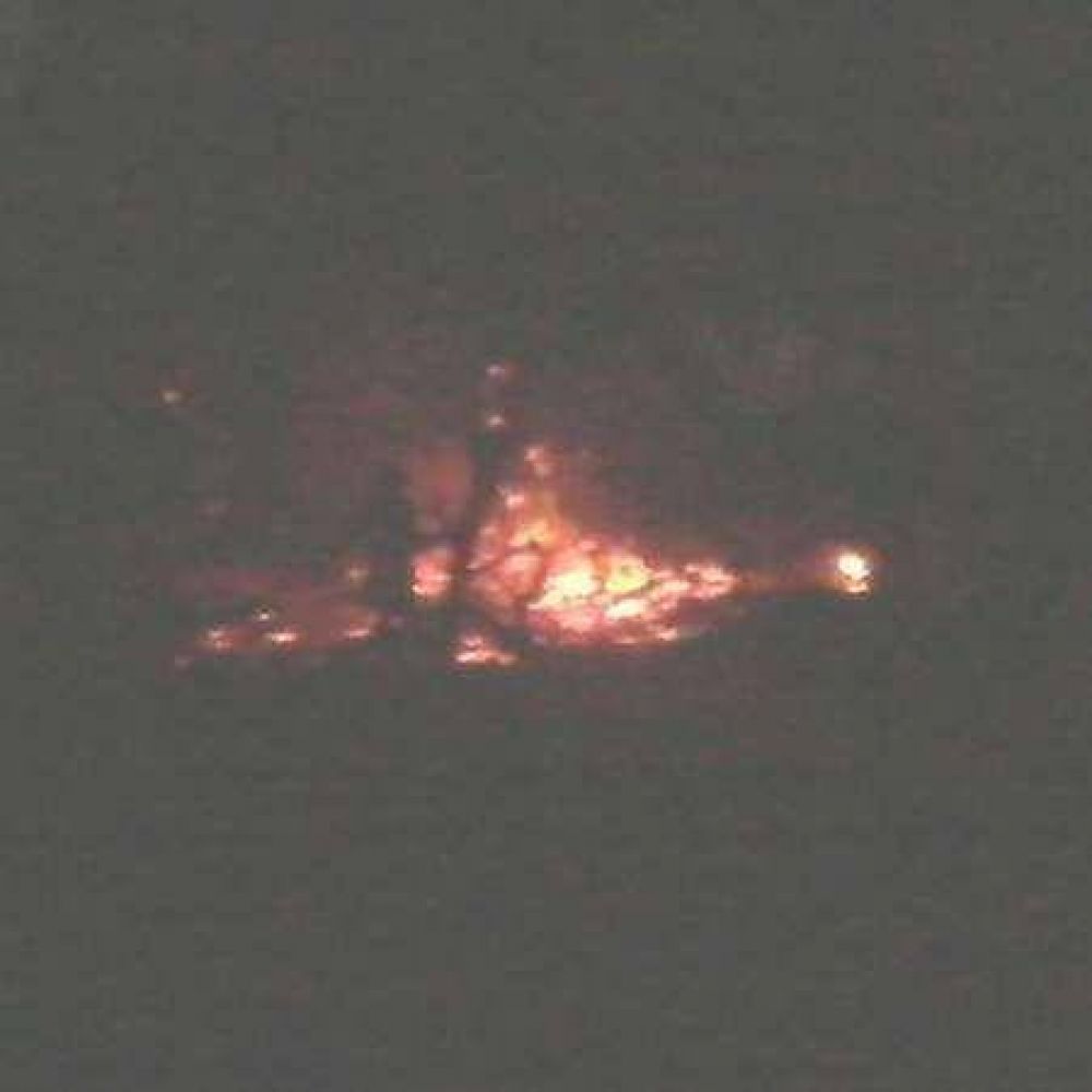 Chamical: incendio forestal en la Ruta 38