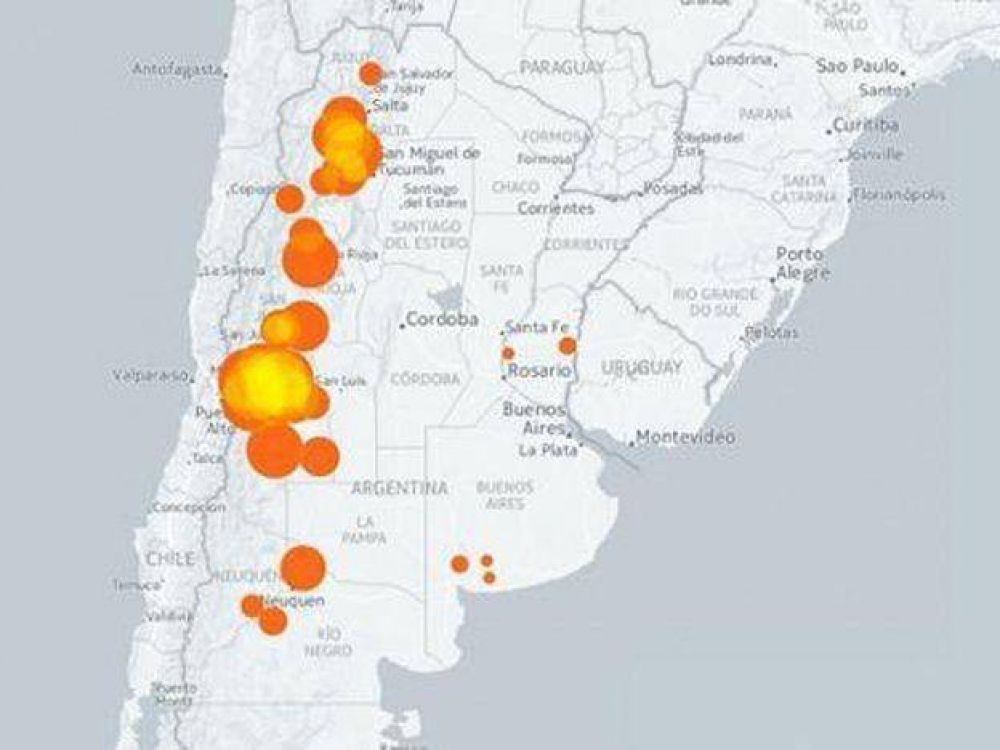 Crearon un mapa interactivo que muestra la produccin de vino en Argentina