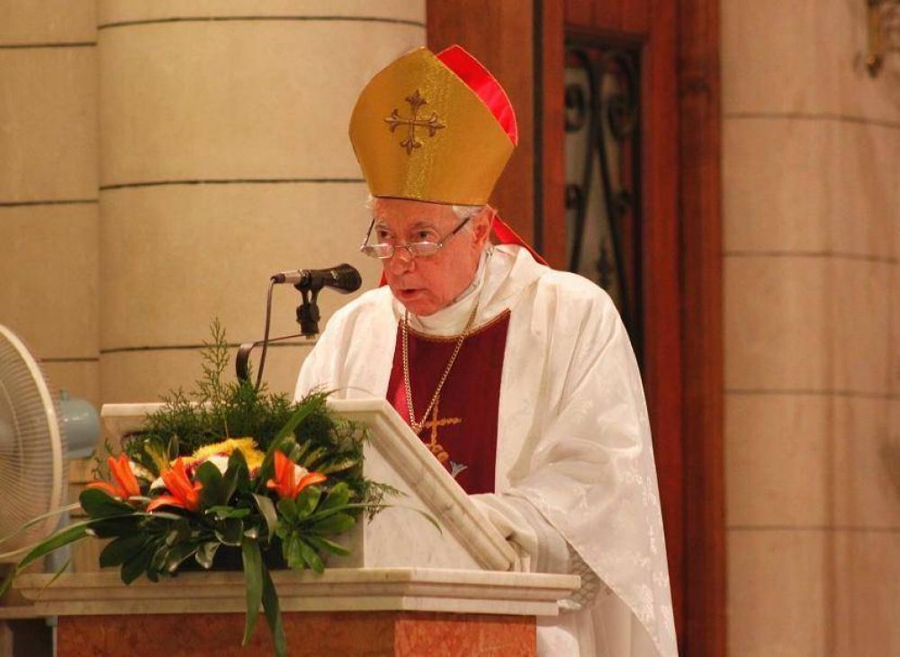 Mons. Aguer llam a deslomarse en el trabajo sacerdotal